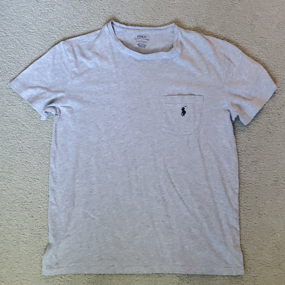 Polo Ralph Lauren Crew Neck T-Shirt Small Gray
